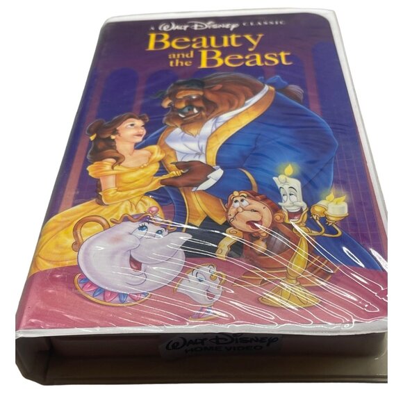 Walt Disney Beauty and the Beast VHS tape cartoon English diamond edition READ - Picture 1 of 3
